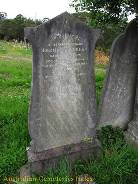 Photo of headstones/Roderick McLennan d1892 hdstn Rookwood